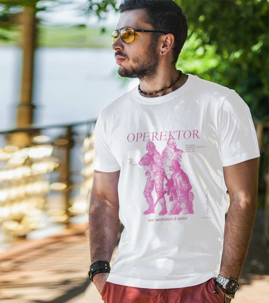 Operektor War Aesthetics Tactical Editor Time Signature Authored Narratives T-Shirt