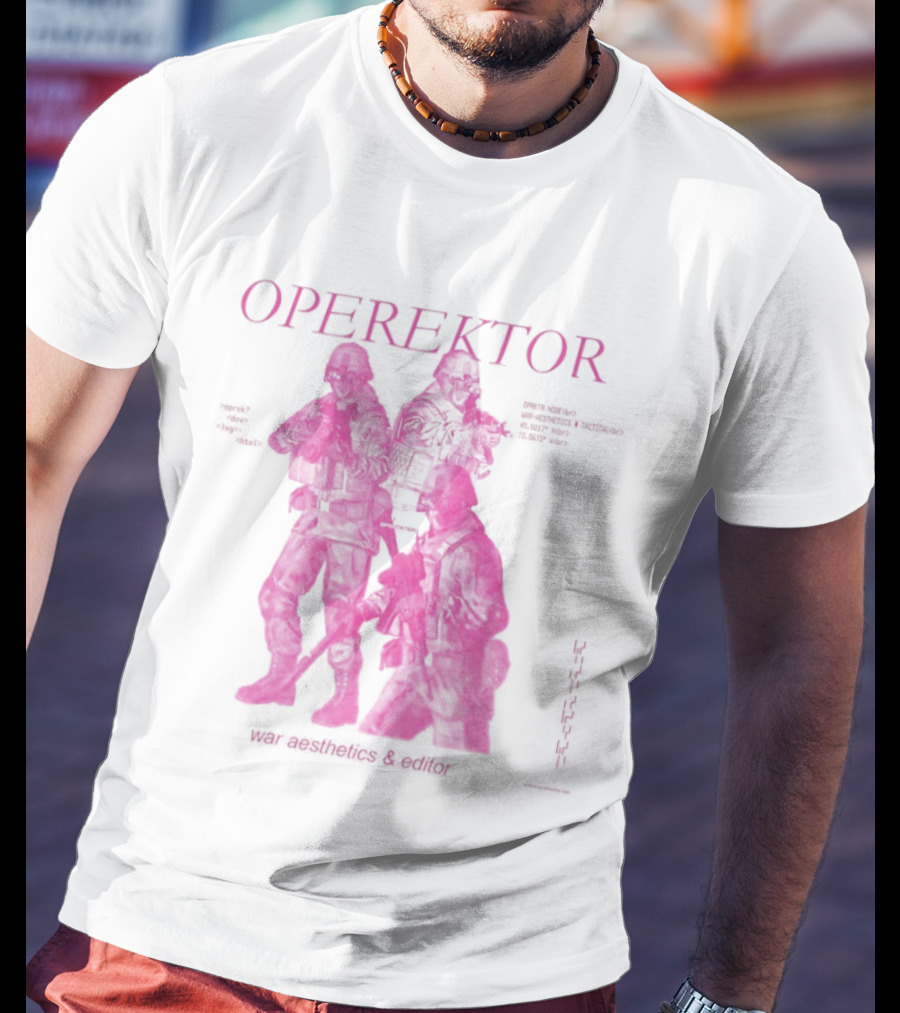 Operektor War Aesthetics Tactical Editor Time Signature Authored Narratives T-Shirt