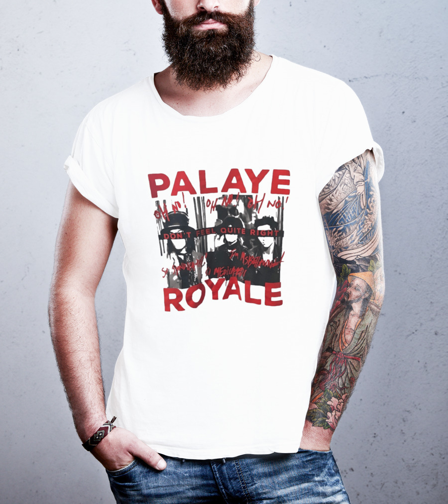 Palaye Royale Don't Feel Quite Right Oh No So Unsatisfied Misunderstood Mediocre T-Shirt