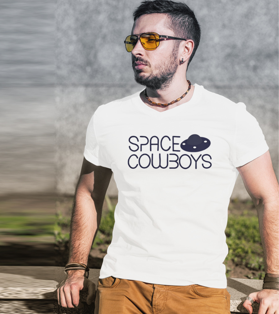 Space Cowboys UFO Sci Fi Cowboy Fusion T-Shirt