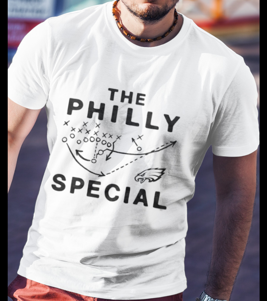 The Philly Special Philadelphia Eagles Iconic Football Play Diagram T-Shirt