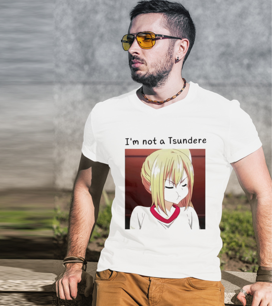 I'm Not A Tsundere Mai Kawakami Anime Character Expression T-Shirt