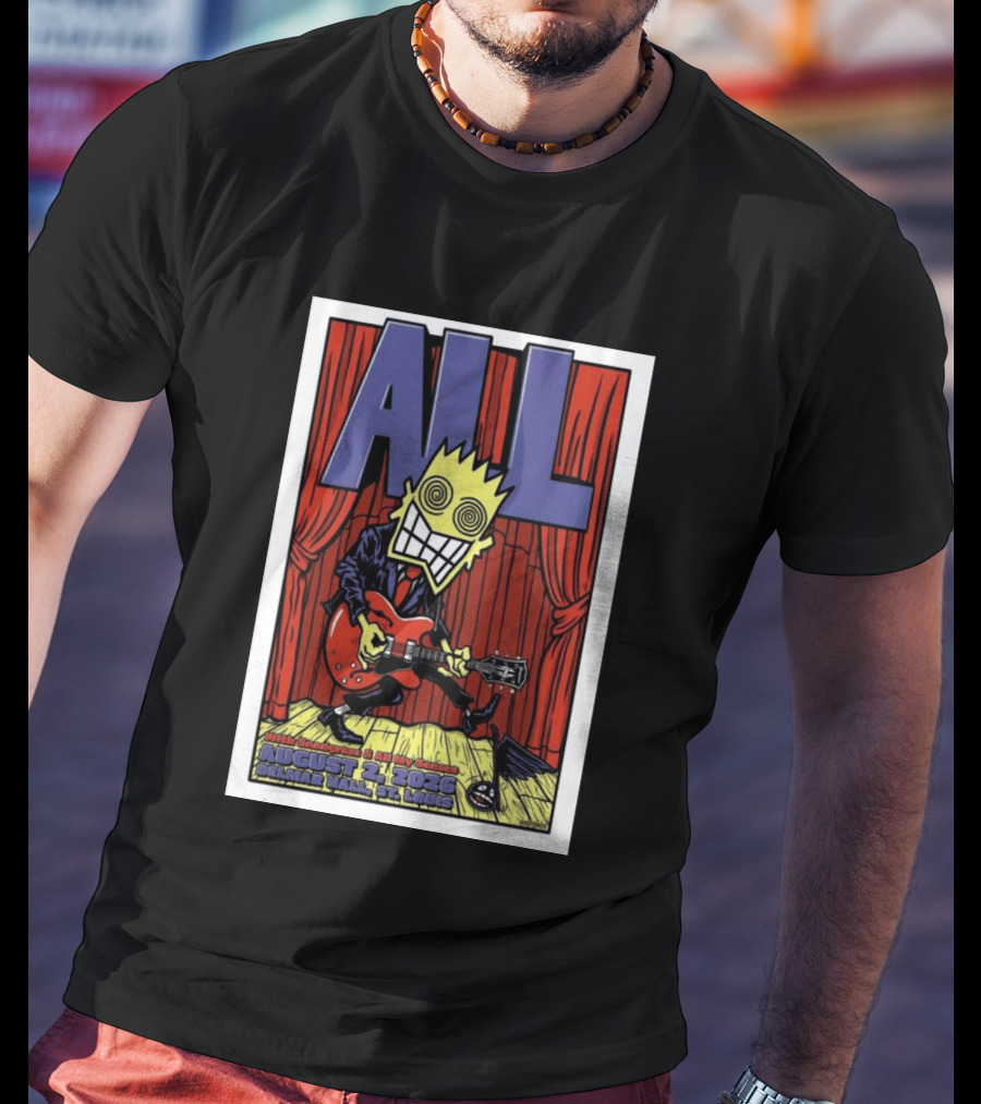 ALL Band August 21 2026 Delmar Hall St Louis With Snodgrass And All My Senses T-Shirt