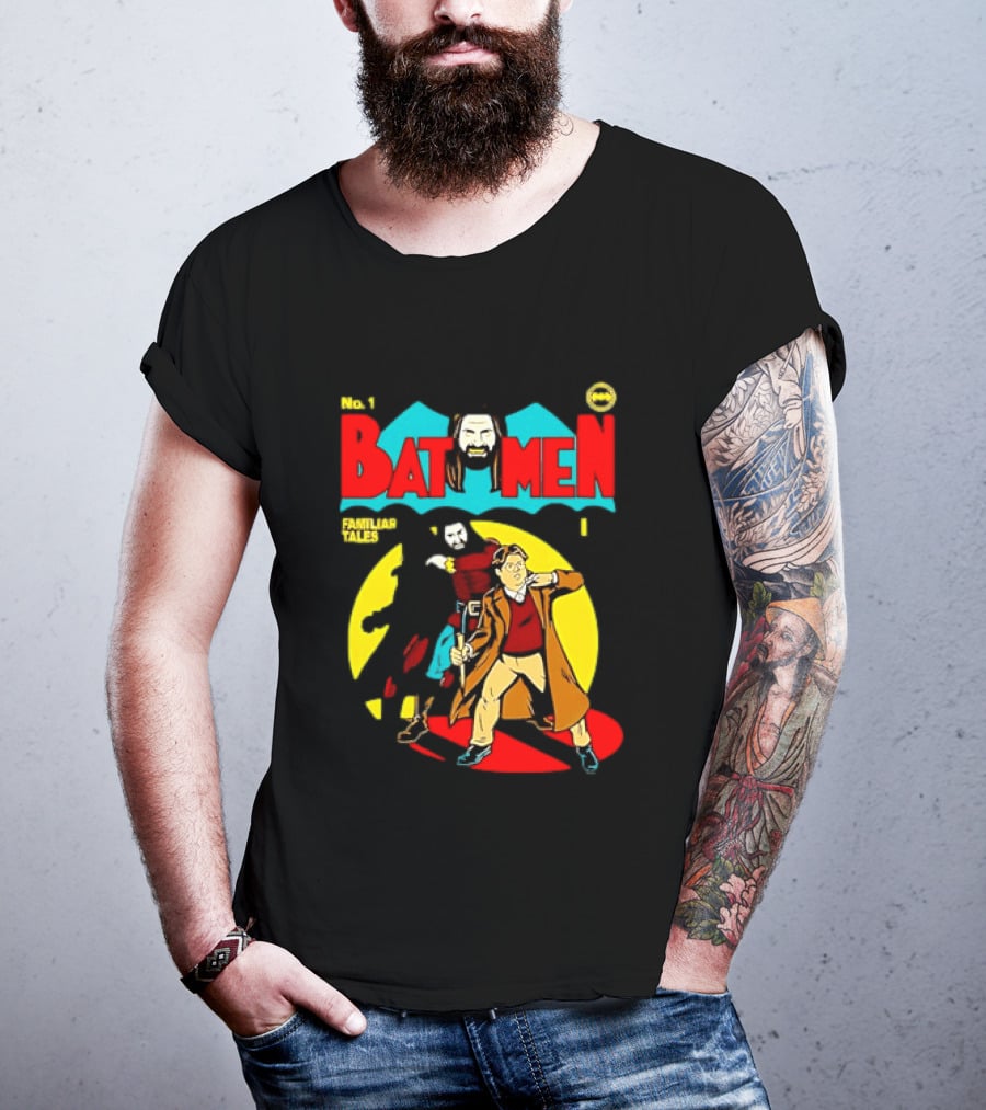No 1 Bat Men Familiar Tales What We Do In The Shadows T-Shirt