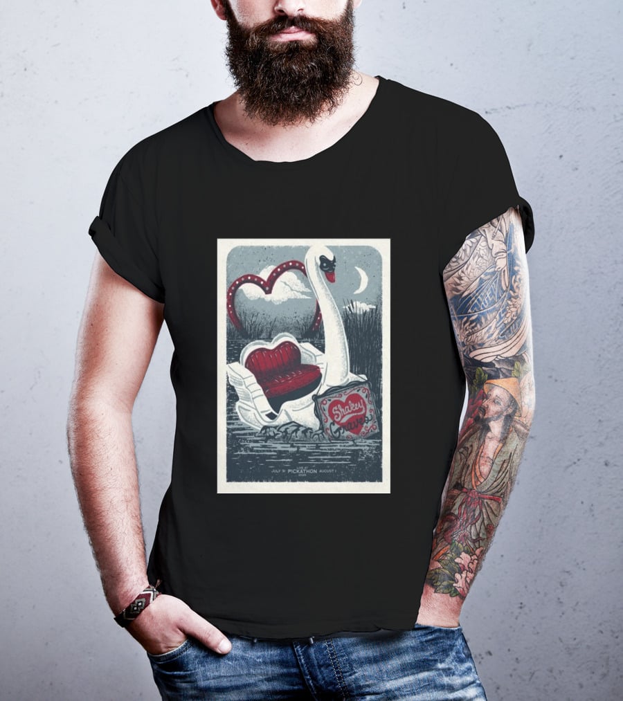 Shakey Graves Pickathon Swan Boat July 31 August 1 Concert T-Shirt