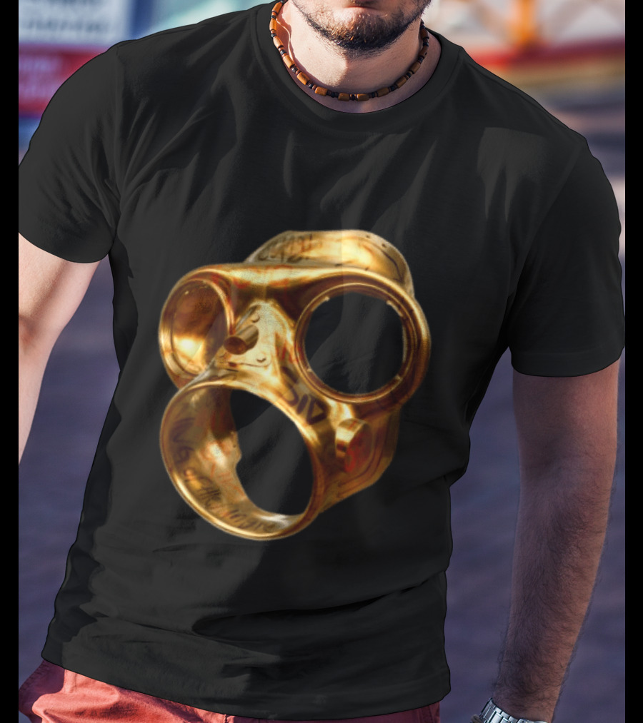 Sid The 3Rd Shop Store Gold Mask Ring T-Shirt