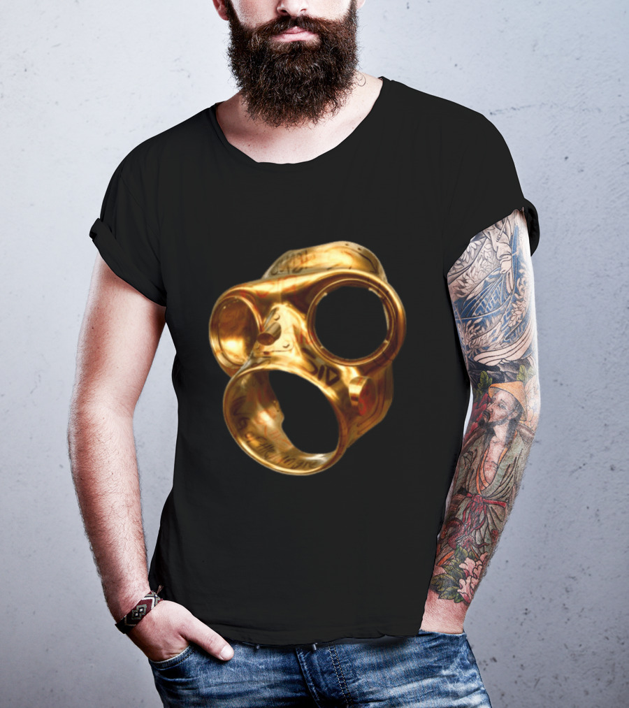 Sid The 3Rd Shop Store Gold Mask Ring T-Shirt