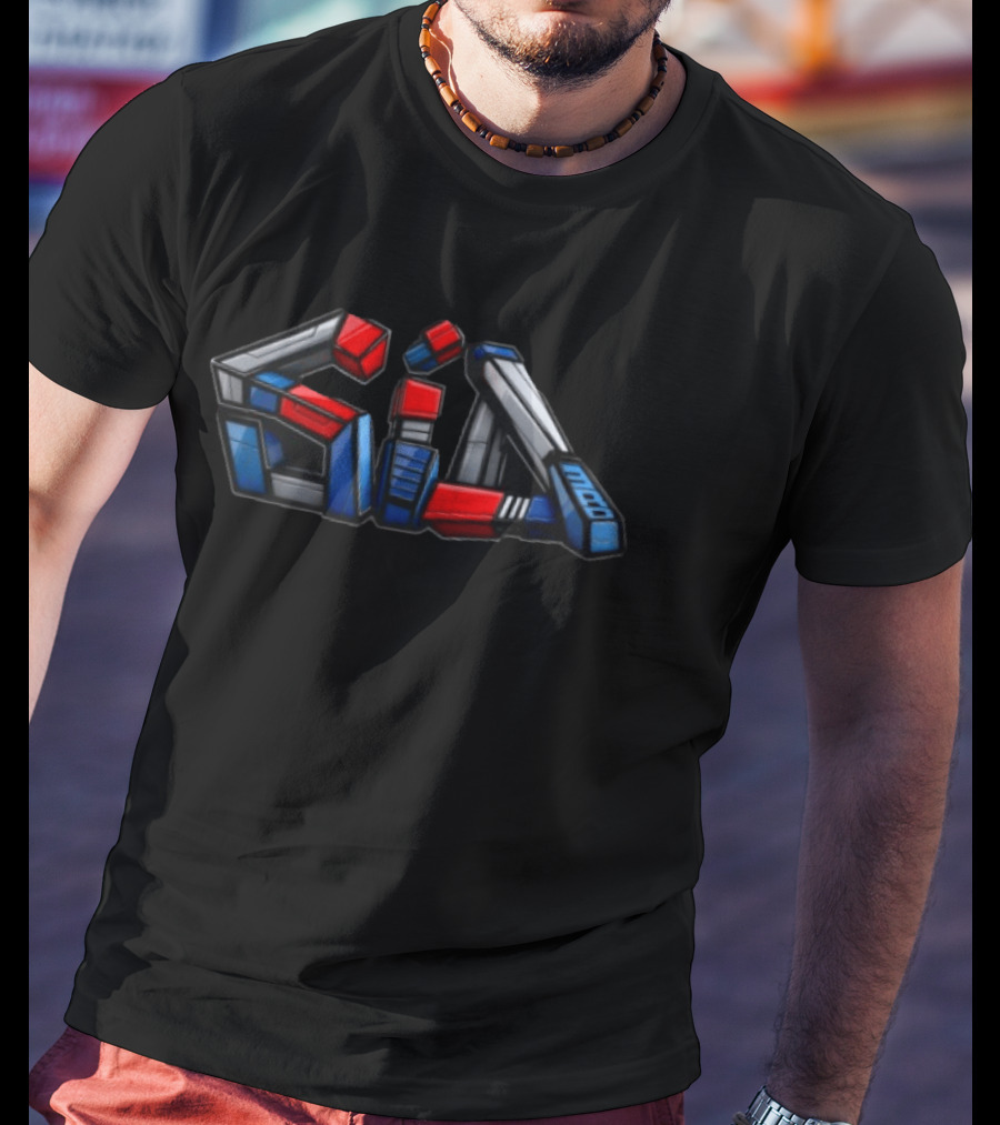 Sid The 3Rd Shop Store Transformer Sid Robot Letters T-Shirt