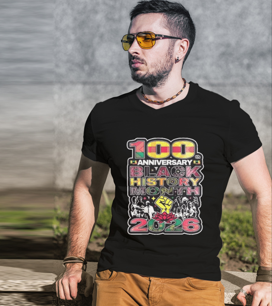 100th Anniversary Black History Month 1926 2026 St Louis Cardinals T-Shirt