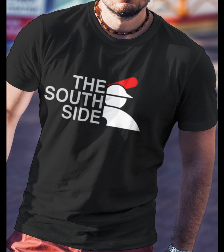 The South Side Baseball Icon With Red Cap T-Shirt