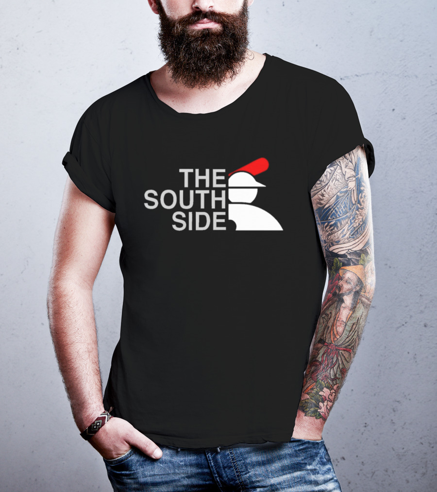 The South Side Baseball Icon With Red Cap T-Shirt