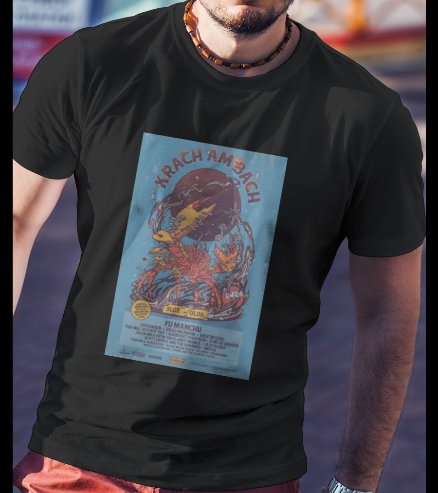 Krachambach Festival 2026 Fu Manchu Lineup And Dates T-Shirt