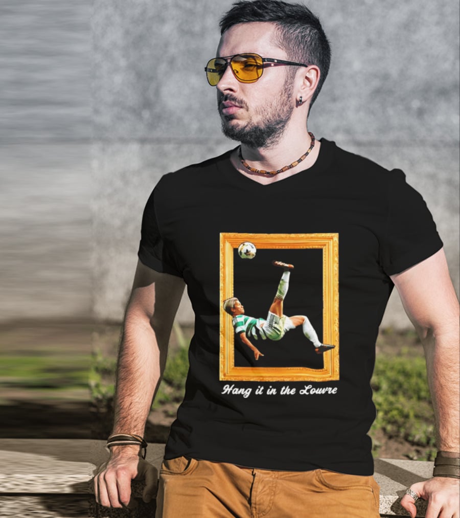 Kyogo Furuhashi Celtic FC Hang It In The Louvre Soccer Art футболка T-Shirt