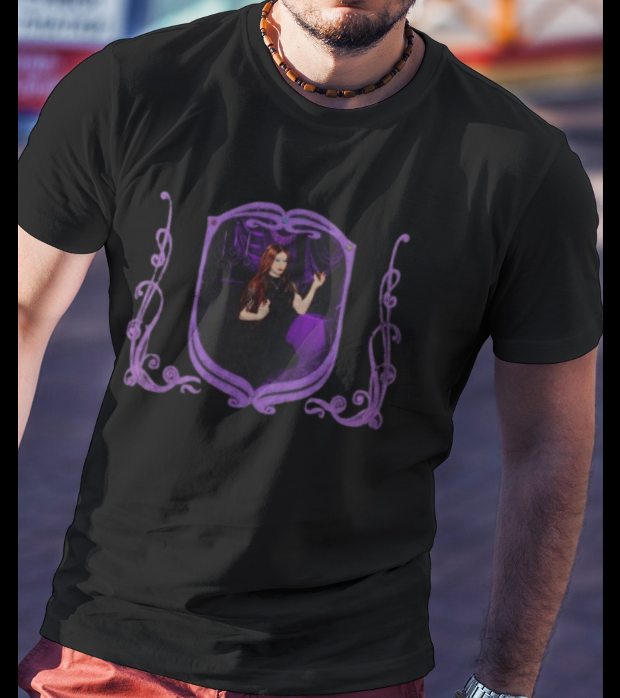 Jinkx Tour Mainfactor Store Vintage Gothic Purple Frame T-Shirt