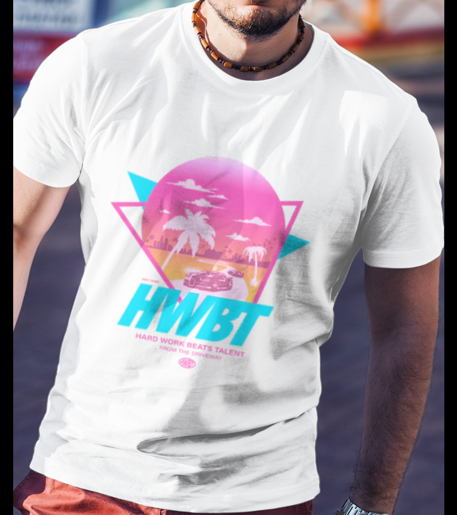 HWBT Miami Dreams Sunset Drive Neon T-Shirt