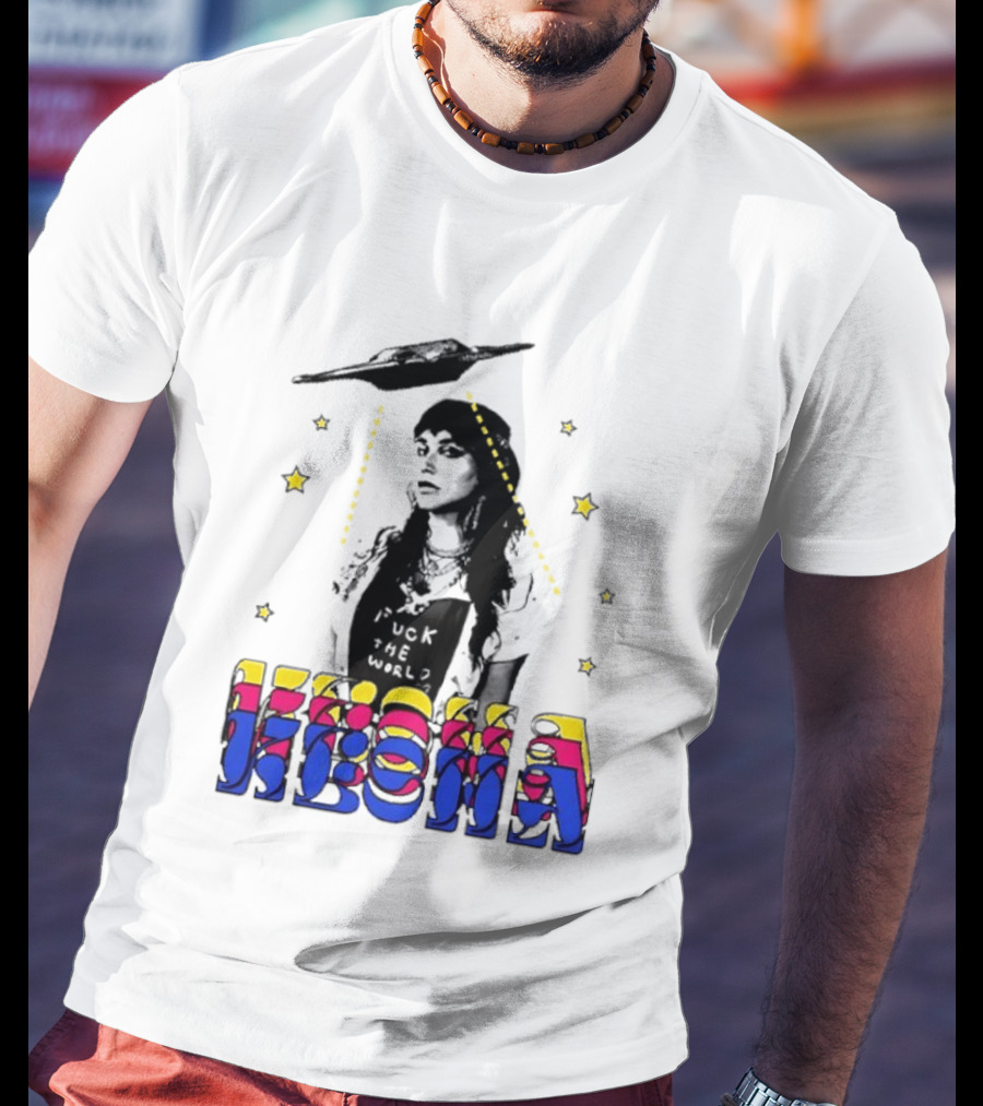 Kesha UFO Space Stars Tie Dye T-Shirt