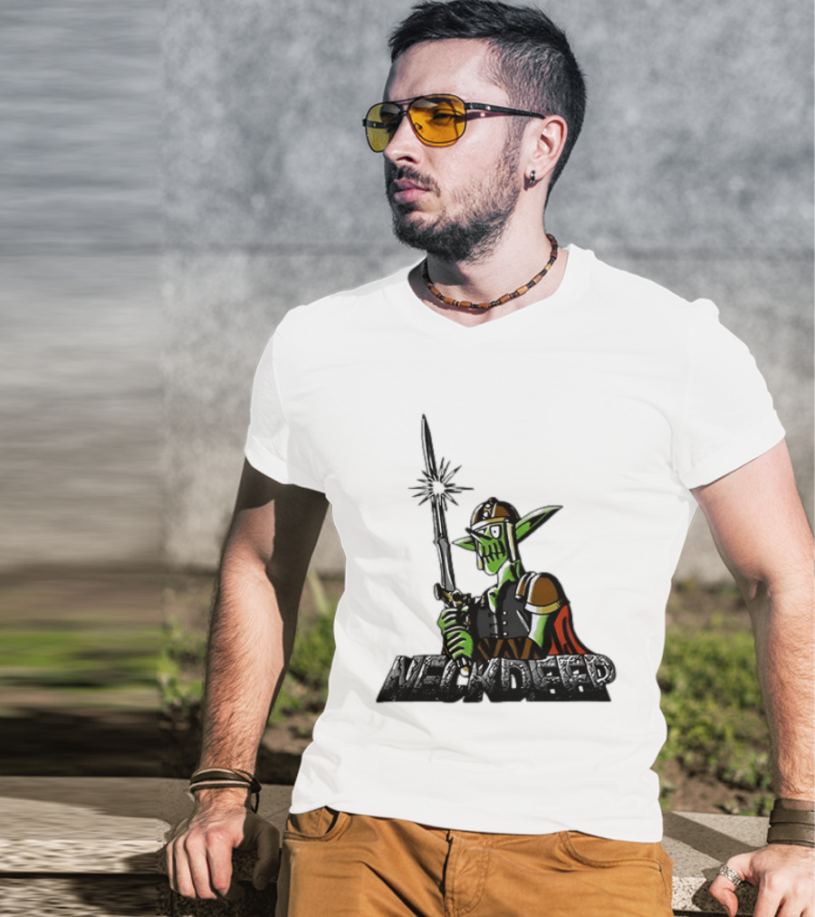 Neck Deep Goblin Warrior Pop Punk Band Fantasy Sword T-Shirt