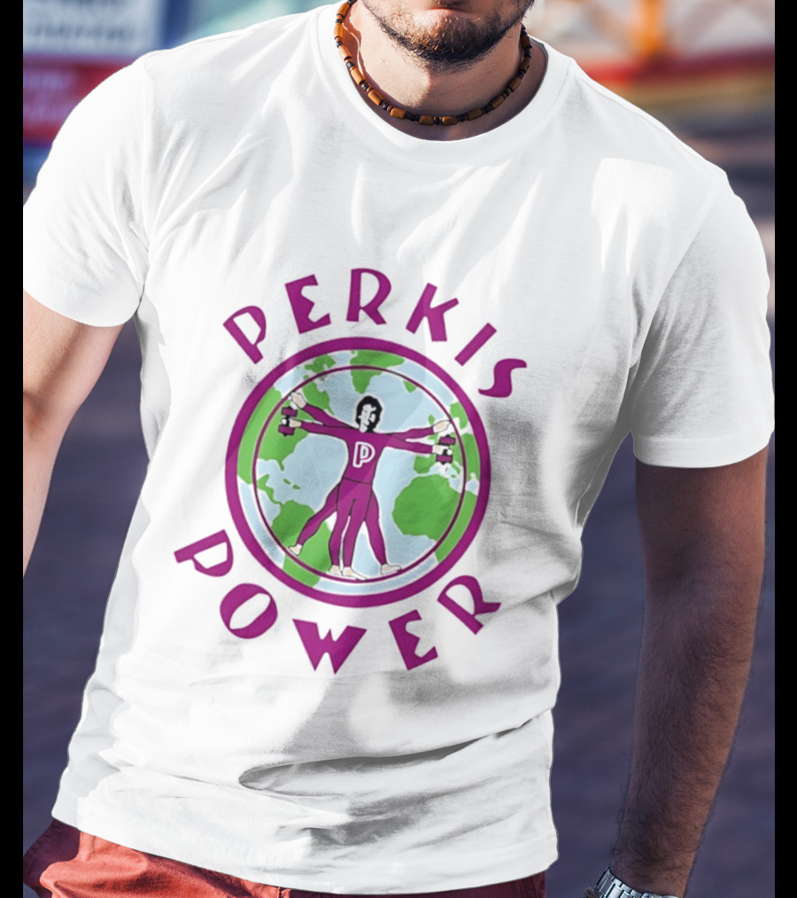 Perkis Power Tony Perkis Fitness Heavyweights Logo Circle T-Shirt