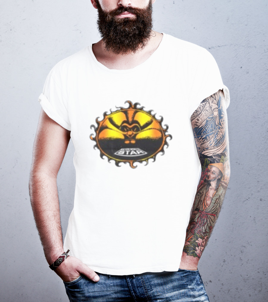Televisi Star Catalog Store Heatwave Sun Logo White T-Shirt