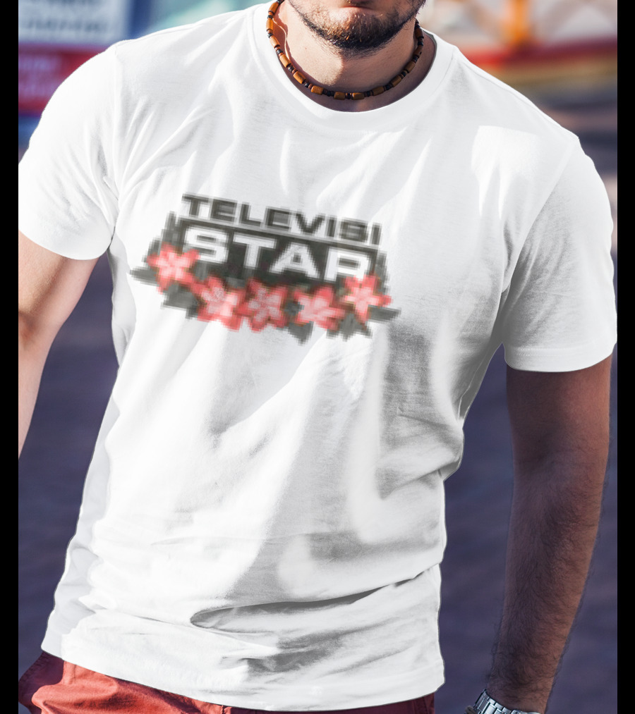 Televisi Star Island Bloom White Catalog Store T-Shirt