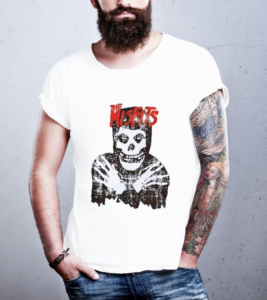 The Misfits Crimson Ghost Skull Punk Rock T-Shirt