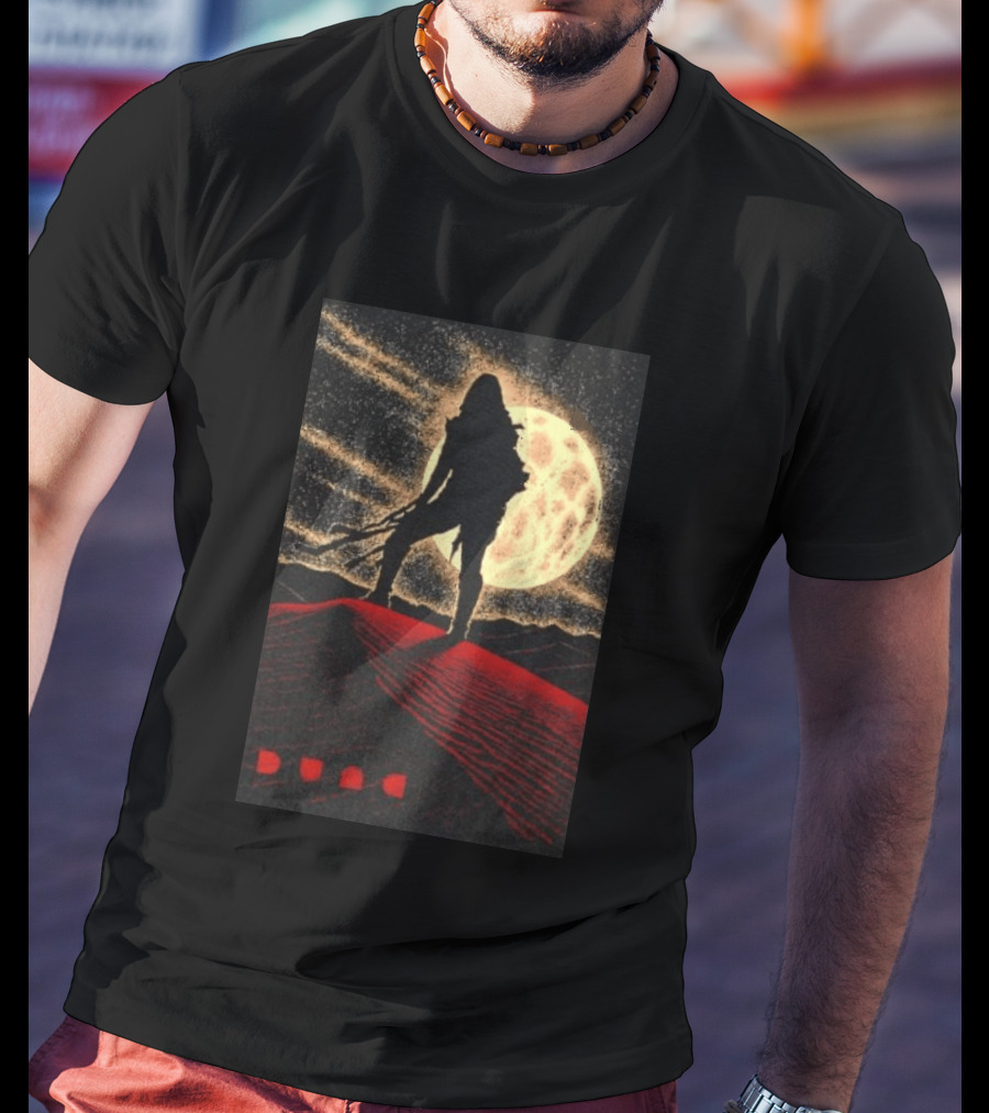 Paul Atreides Dune Arrakis Desert Moon Scene T-Shirt