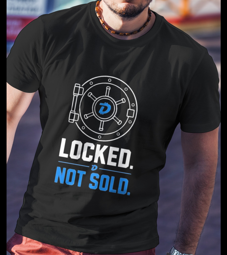 Digibyte Cryptocurrency Vault Locked Not Sold T-Shirt