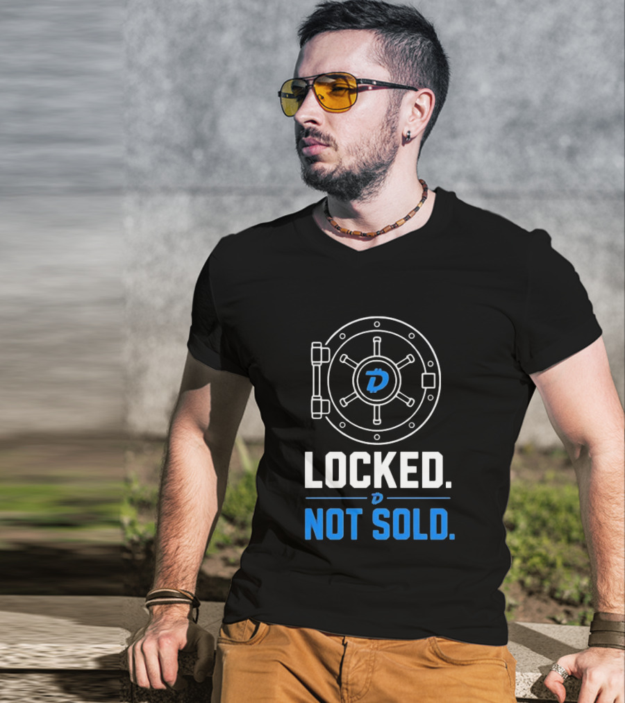 Digibyte Cryptocurrency Vault Locked Not Sold T-Shirt