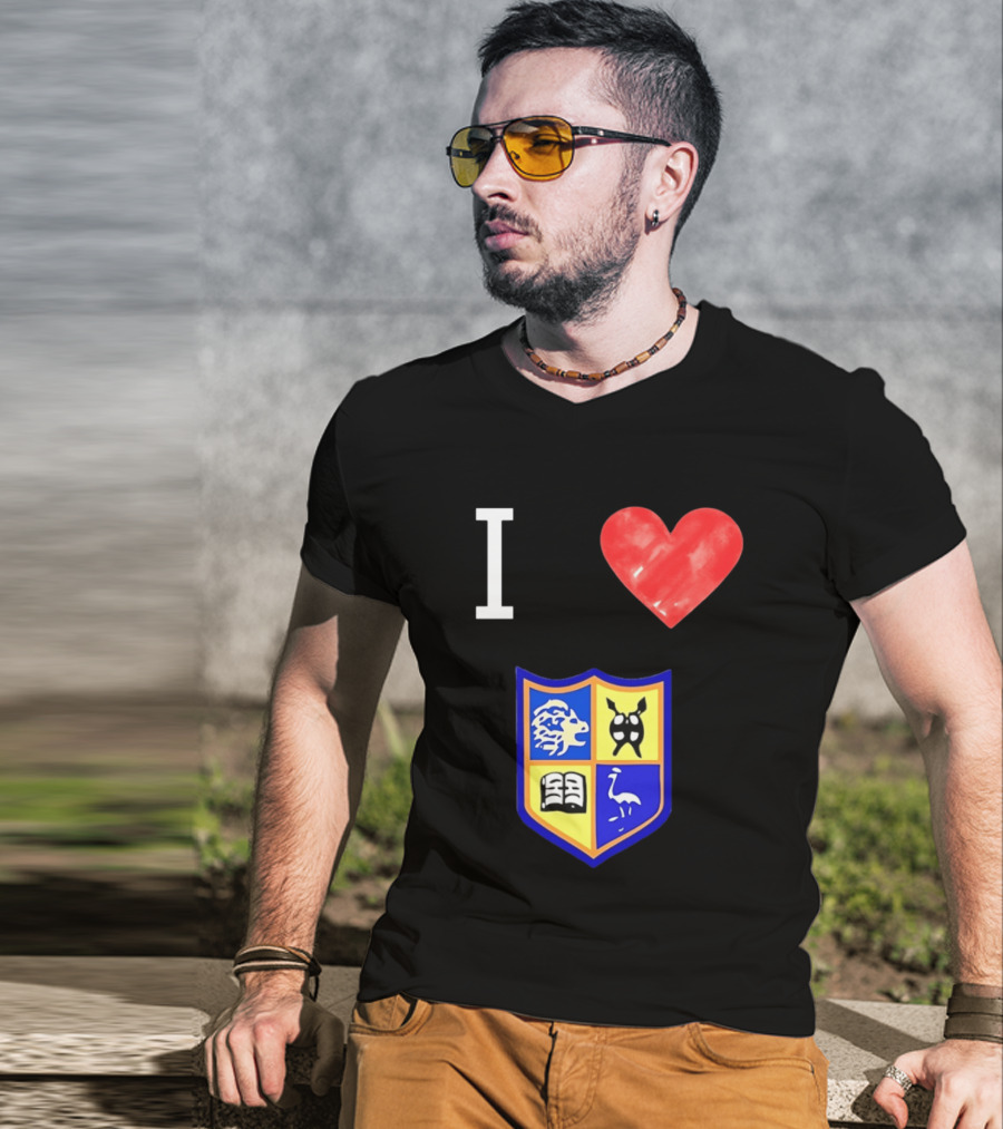 I Love University Of Zimbabwe UZ Harare Lion Emblem Crest T-Shirt