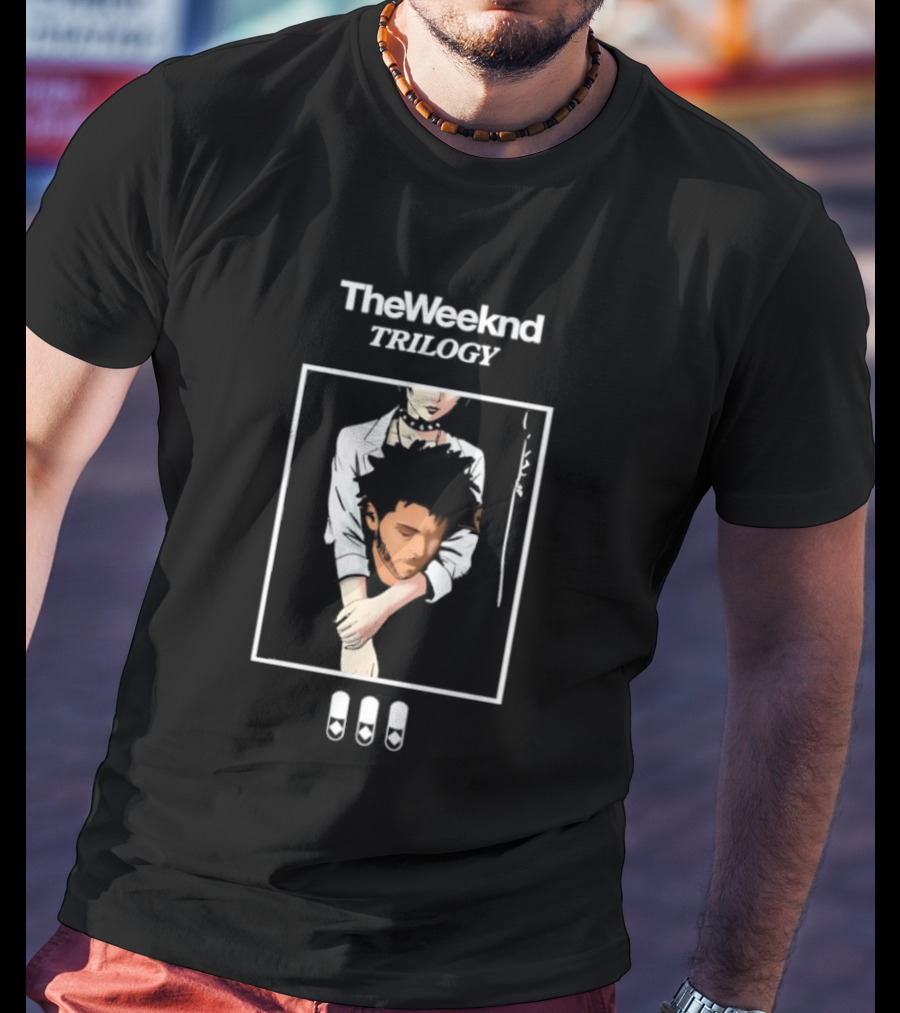 The Weeknd Trilogy Misato Katsuragi Evangelion Neon Genesis T-Shirt