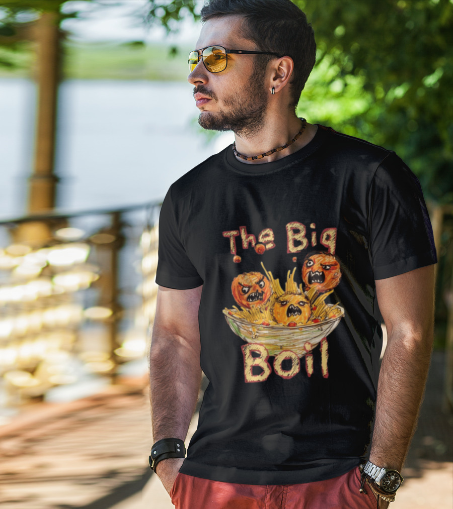 Kt8 Store Spag Heddy The Big Boil Scribble Black T-Shirt