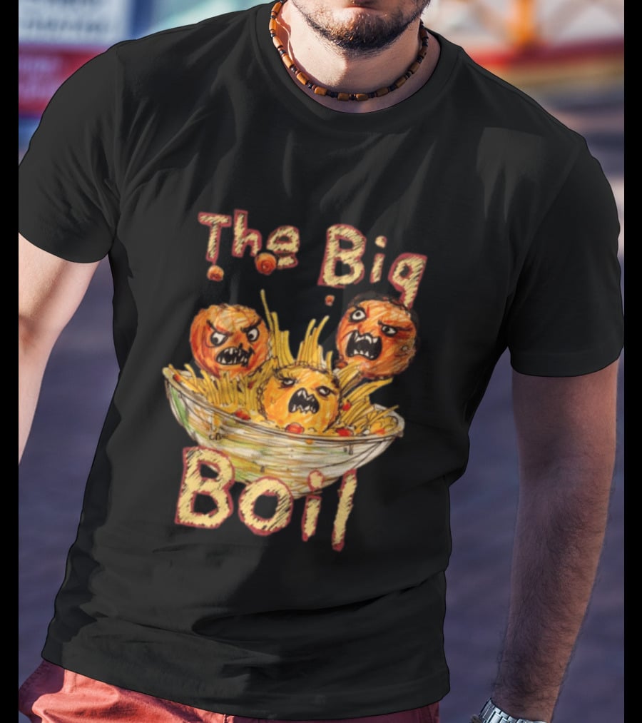 Kt8 Store Spag Heddy The Big Boil Scribble Black T-Shirt