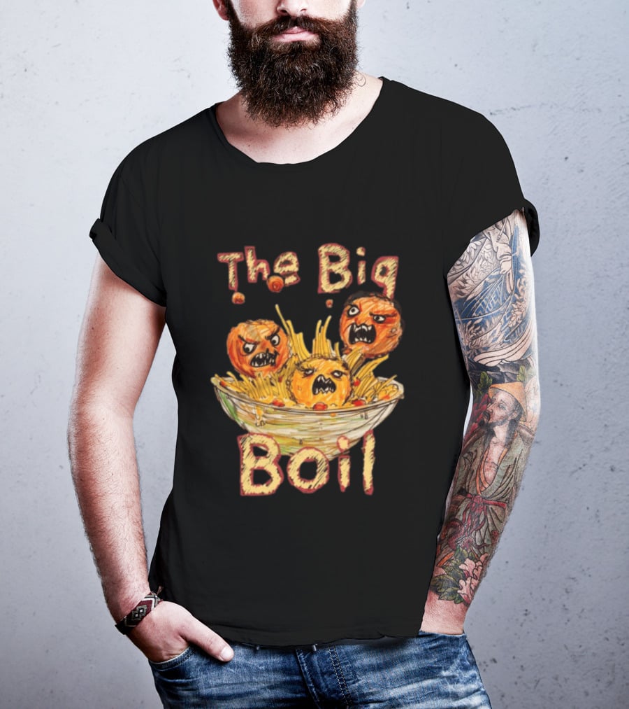 Kt8 Store Spag Heddy The Big Boil Scribble Black T-Shirt