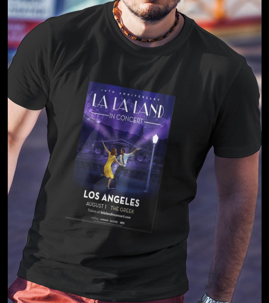 10th Anniversary La La Land In Concert Los Angeles August 1 The Greek Theatre T-Shirt