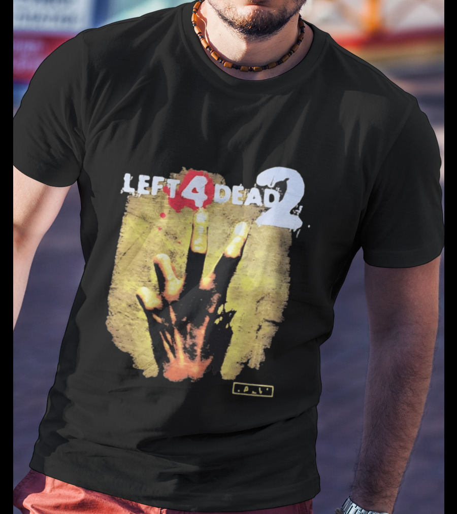 Left 4 Dead 2 Zombie Hand Valve Video Game Survival T-Shirt