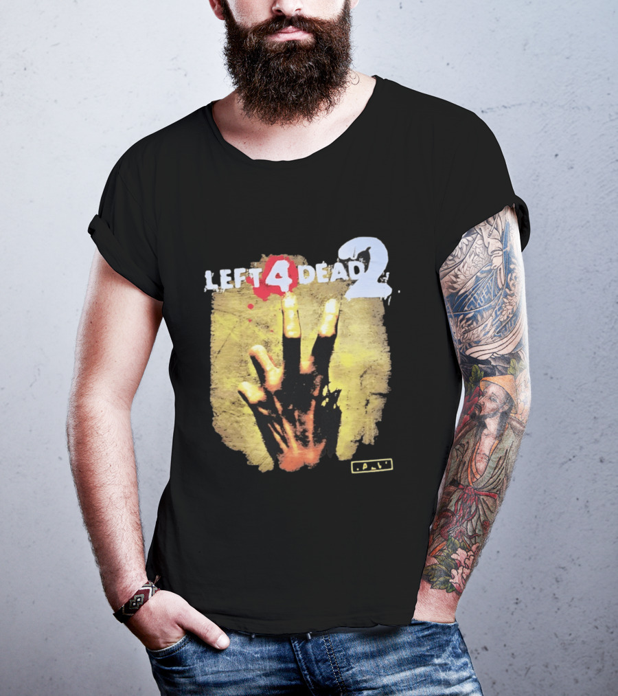 Left 4 Dead 2 Zombie Hand Valve Video Game Survival T-Shirt