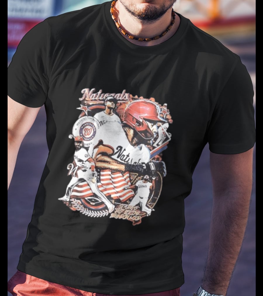 Washington Nationals Legends Baseball Players And Team Highlights T-Shirt