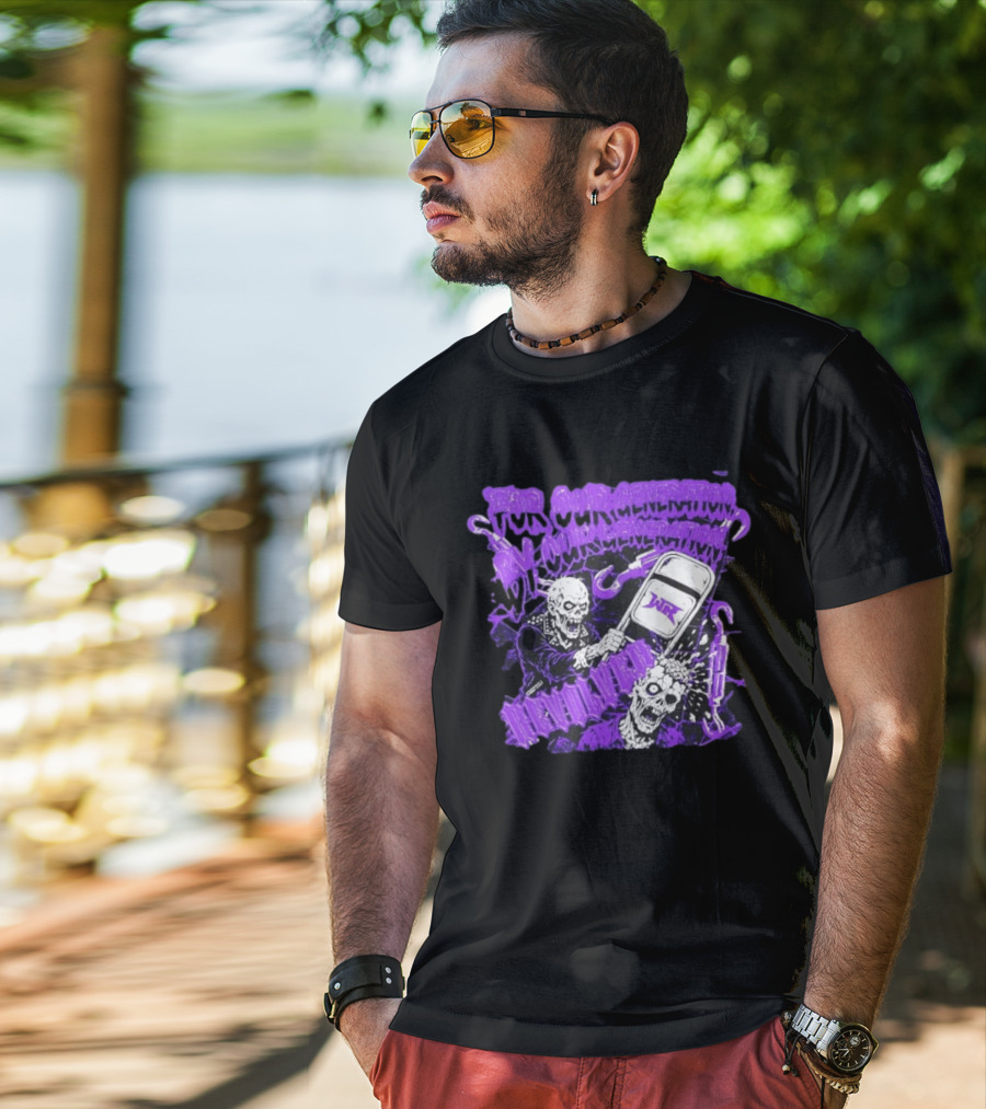 Wrestling Revolver For Our Generation Skeletons Purple T-Shirt