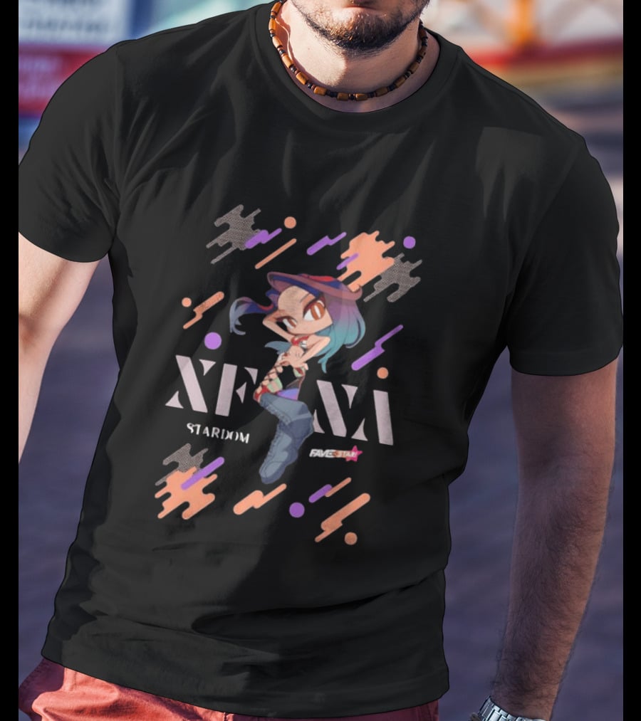 Xena Stardom Fave Star Chibi Wrestler T-Shirt