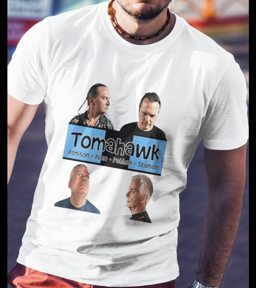 Tomahawk Denison Dunn Patton Stanier Band Members Portraits T-Shirt