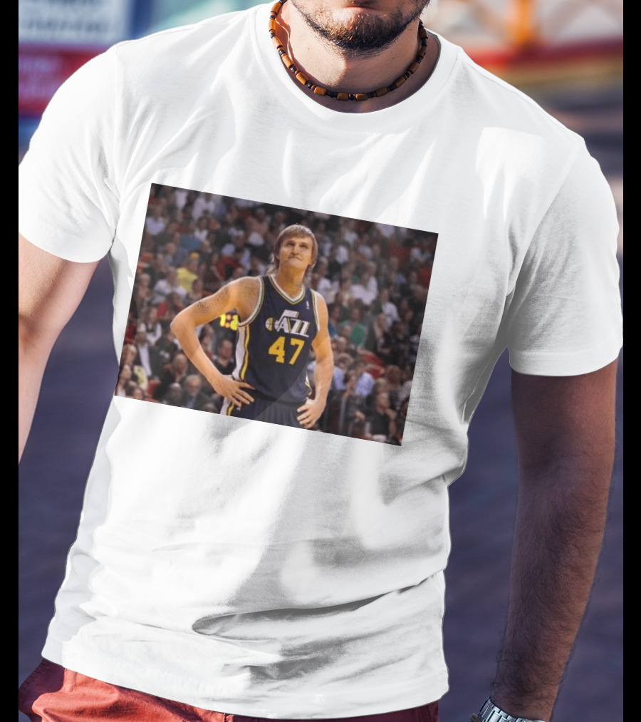 Andrei Kirilenko No. 47 AK 47 Utah Jazz Classic NBA Basketball T-Shirt