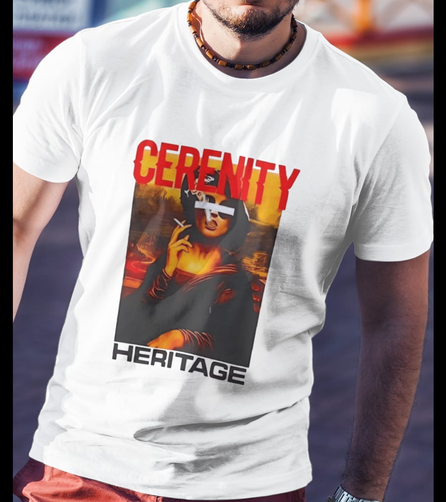 Cerenity Heritage Mona Lisa Smoking T-Shirt