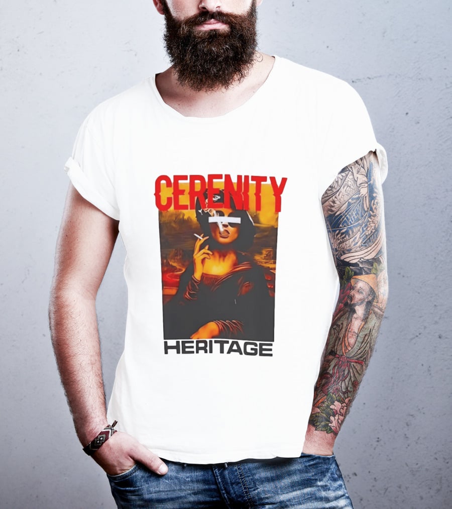 Cerenity Heritage Mona Lisa Smoking T-Shirt