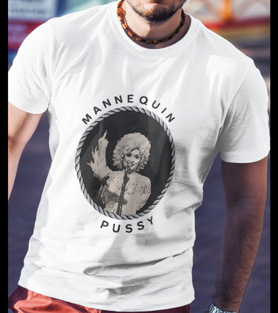 Mannequin Pussy Dolly Parton Country Music Finger T-Shirt
