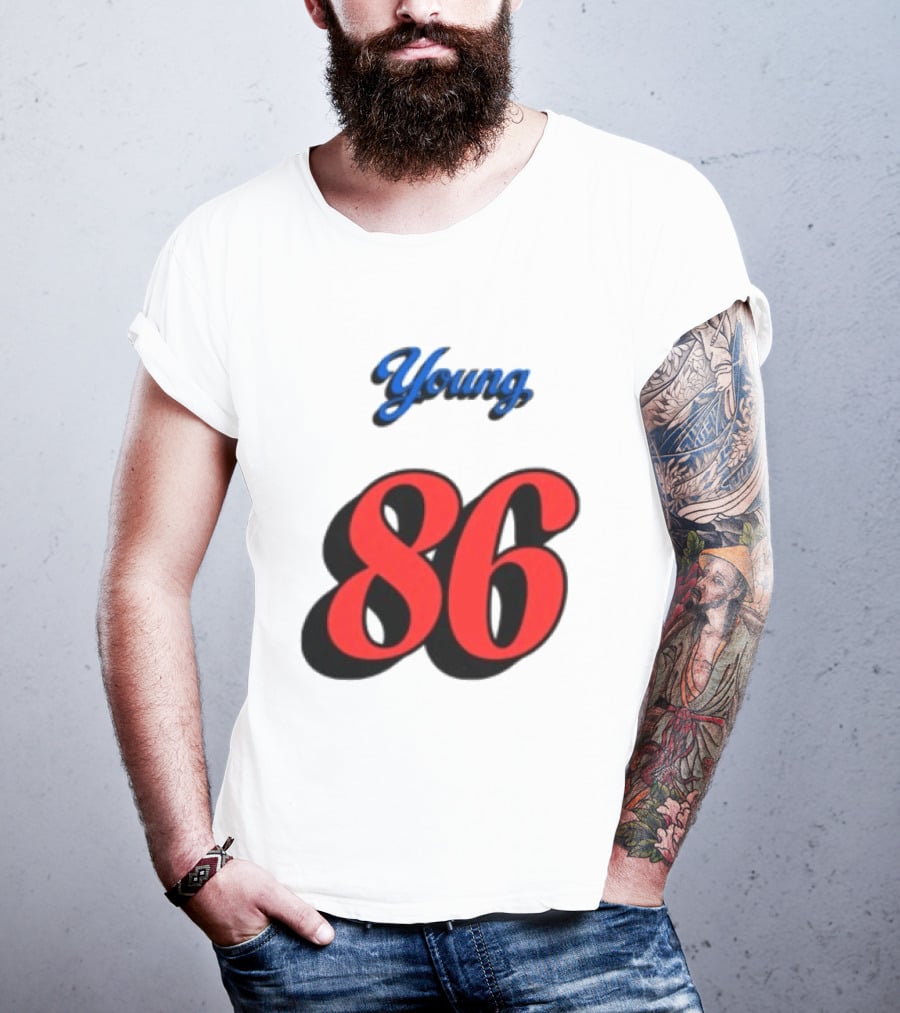 Owl City Store Young 86 Baseball 3 4 Sleeve T-Shirt