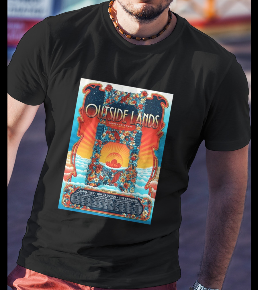 Babymetal LuckyFes'26 Quick Dry 8 Outside Lands Golden Gate Park August 11 To 13 2023 Charli XCX Rufus Du Sol The Strokes T-Shirt