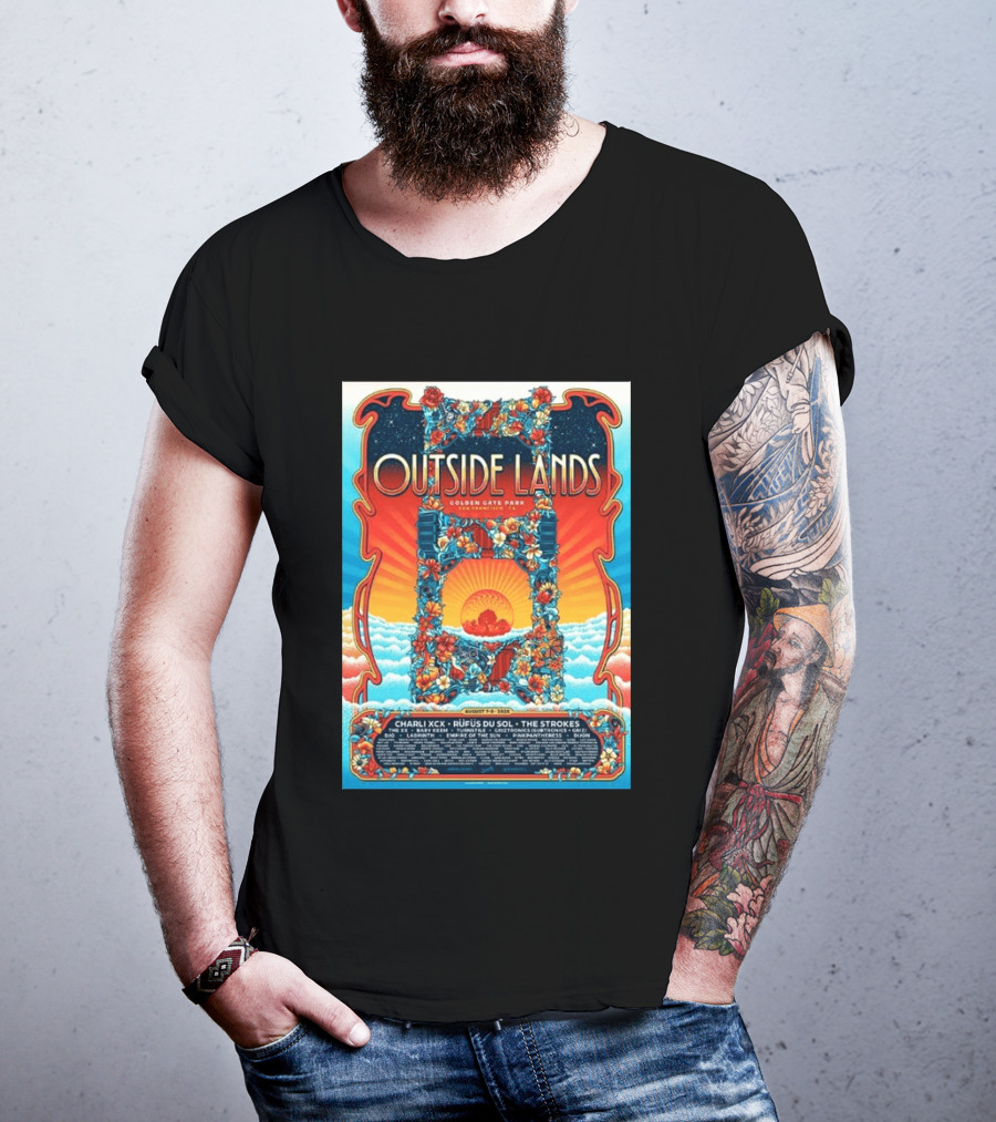 Babymetal LuckyFes'26 Quick Dry 8 Outside Lands Golden Gate Park August 11 To 13 2023 Charli XCX Rufus Du Sol The Strokes T-Shirt