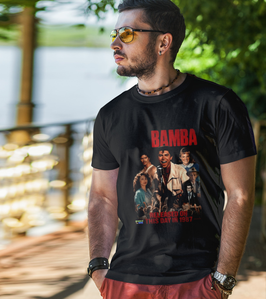 Bamba Released On This Day In 1987 80s Movie T-Shirt