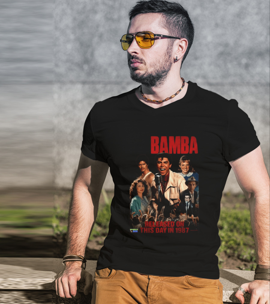 Bamba Released On This Day In 1987 80s Movie T-Shirt