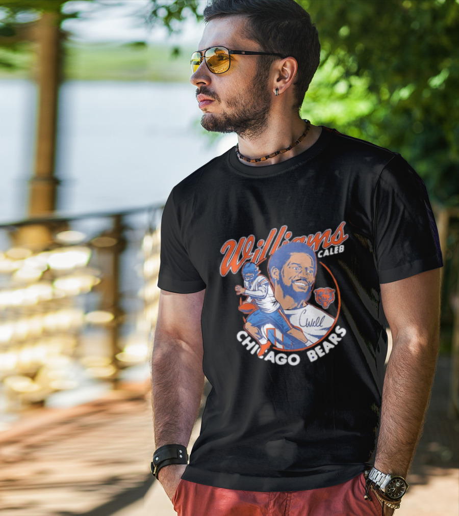 Williams Caleb Chicago Bears Football Player Bears T-Shirt